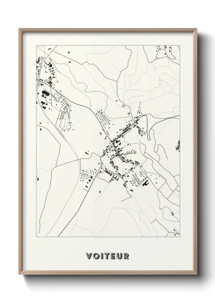 Une affiche de carte sur Voiteur