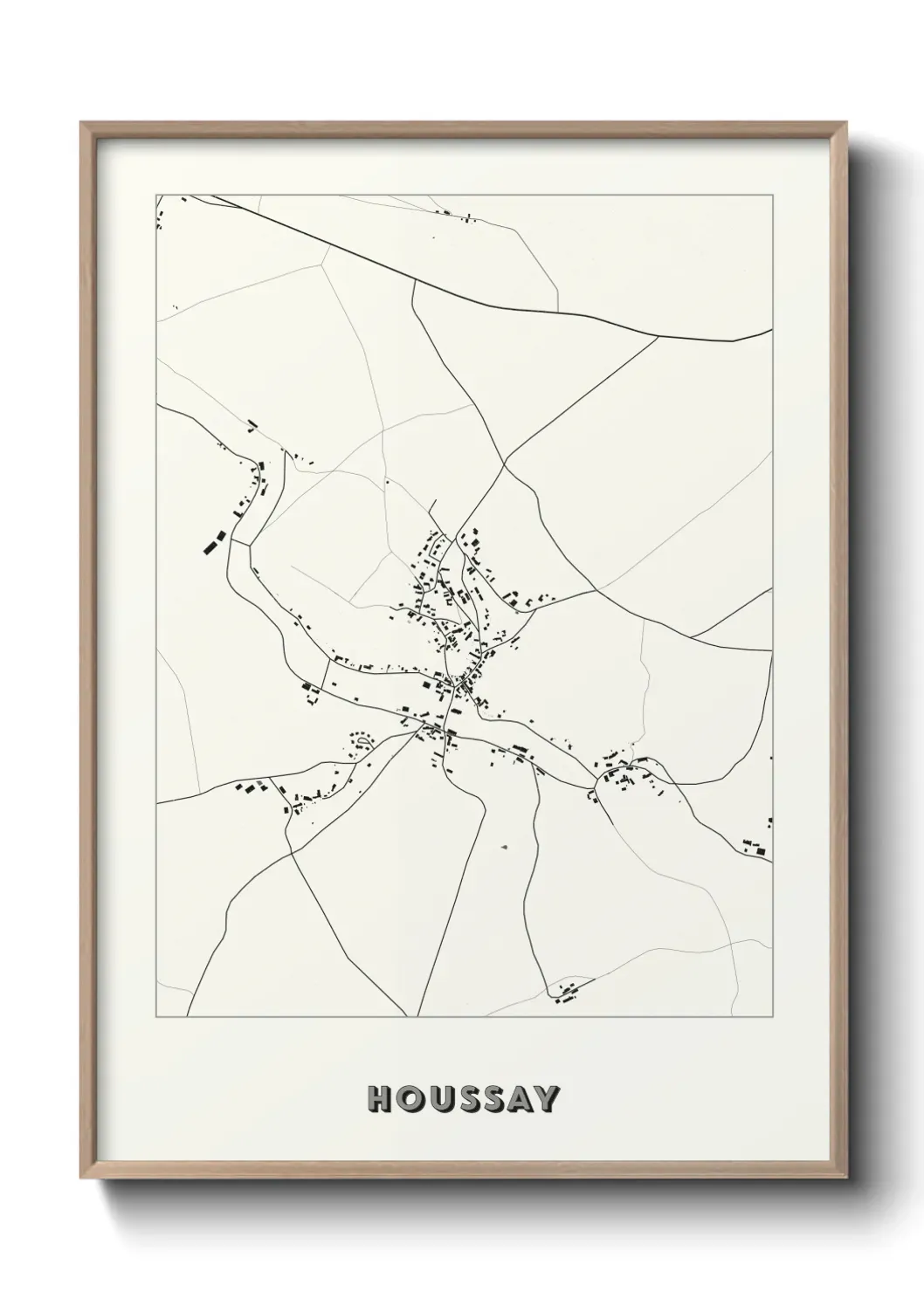 Un poster carte Houssay