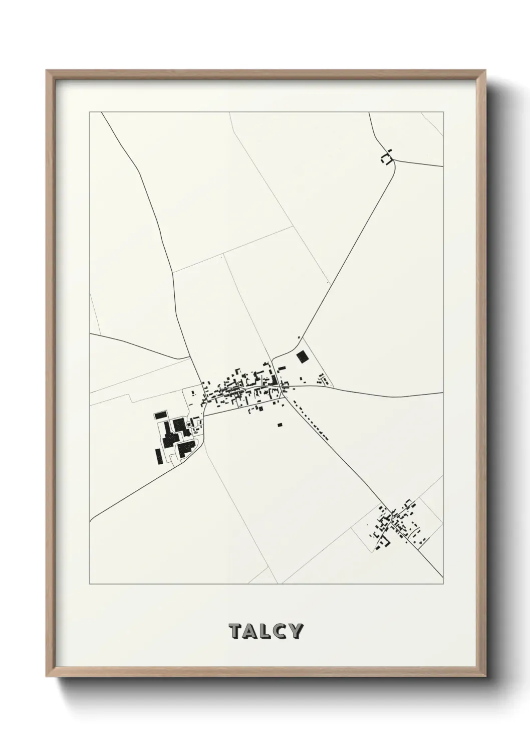 Un poster carte Talcy