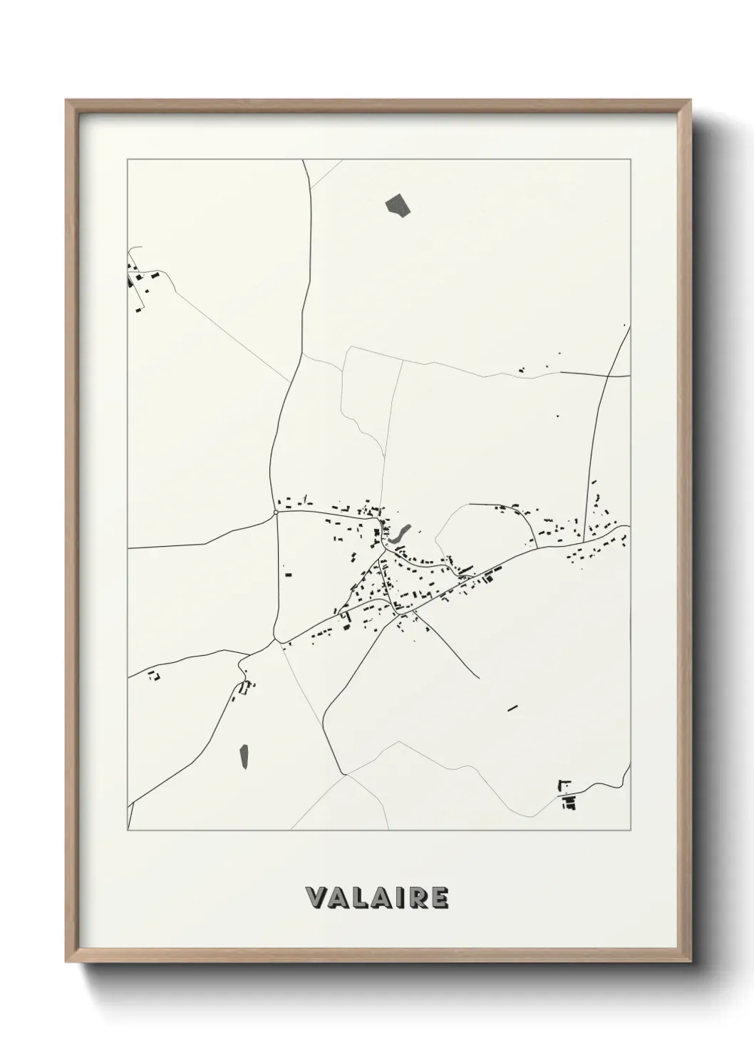 Un poster carte Valaire