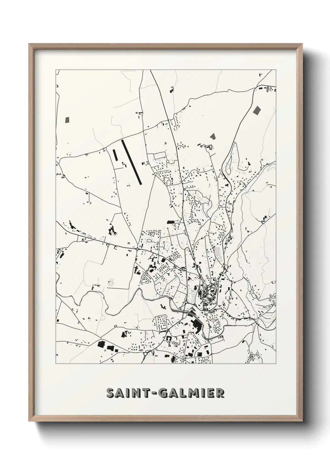 Un poster carteSaint-Galmier