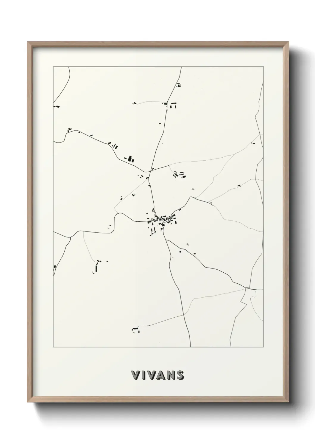 Un poster carte Vivans