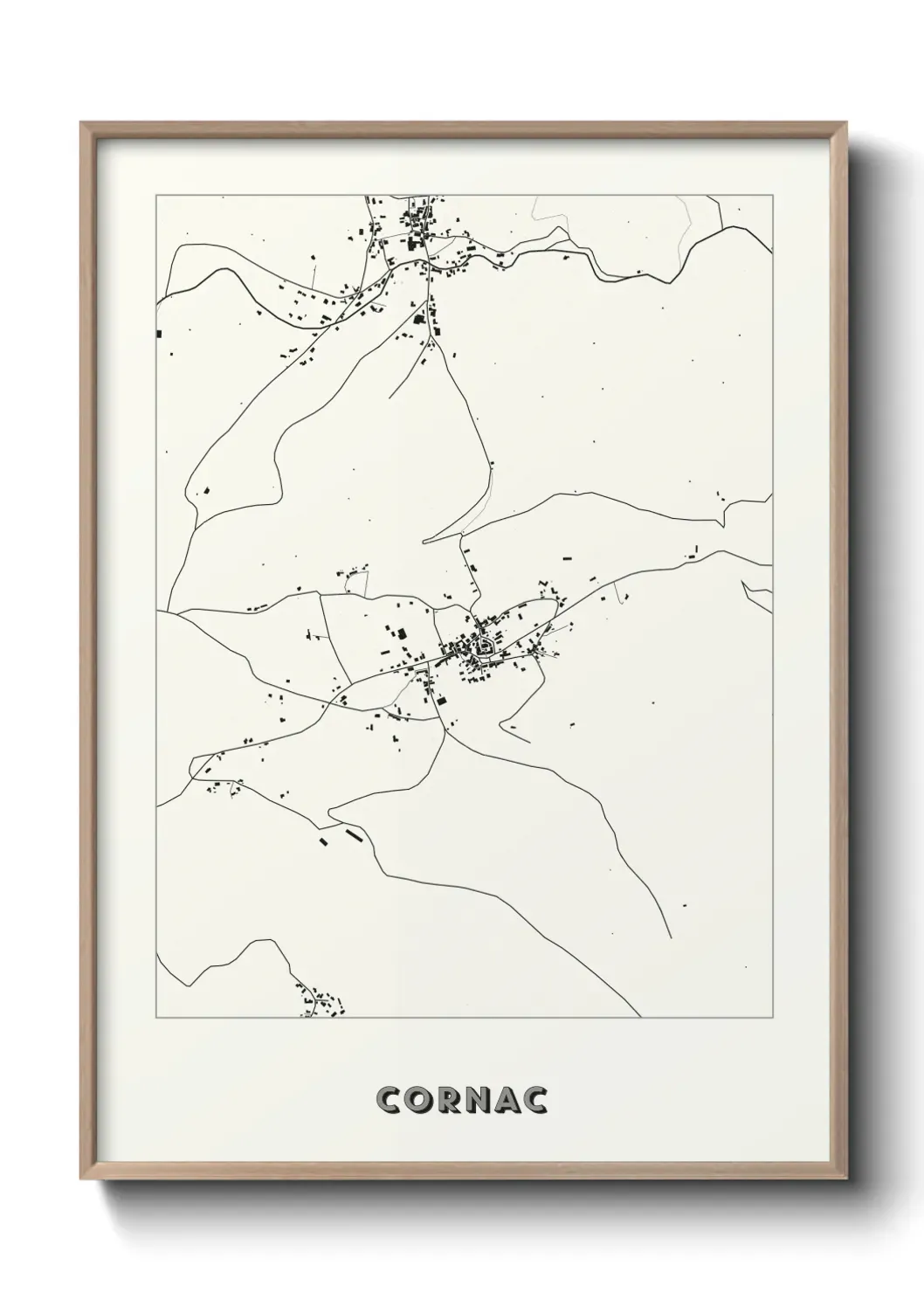 Un poster carte Cornac