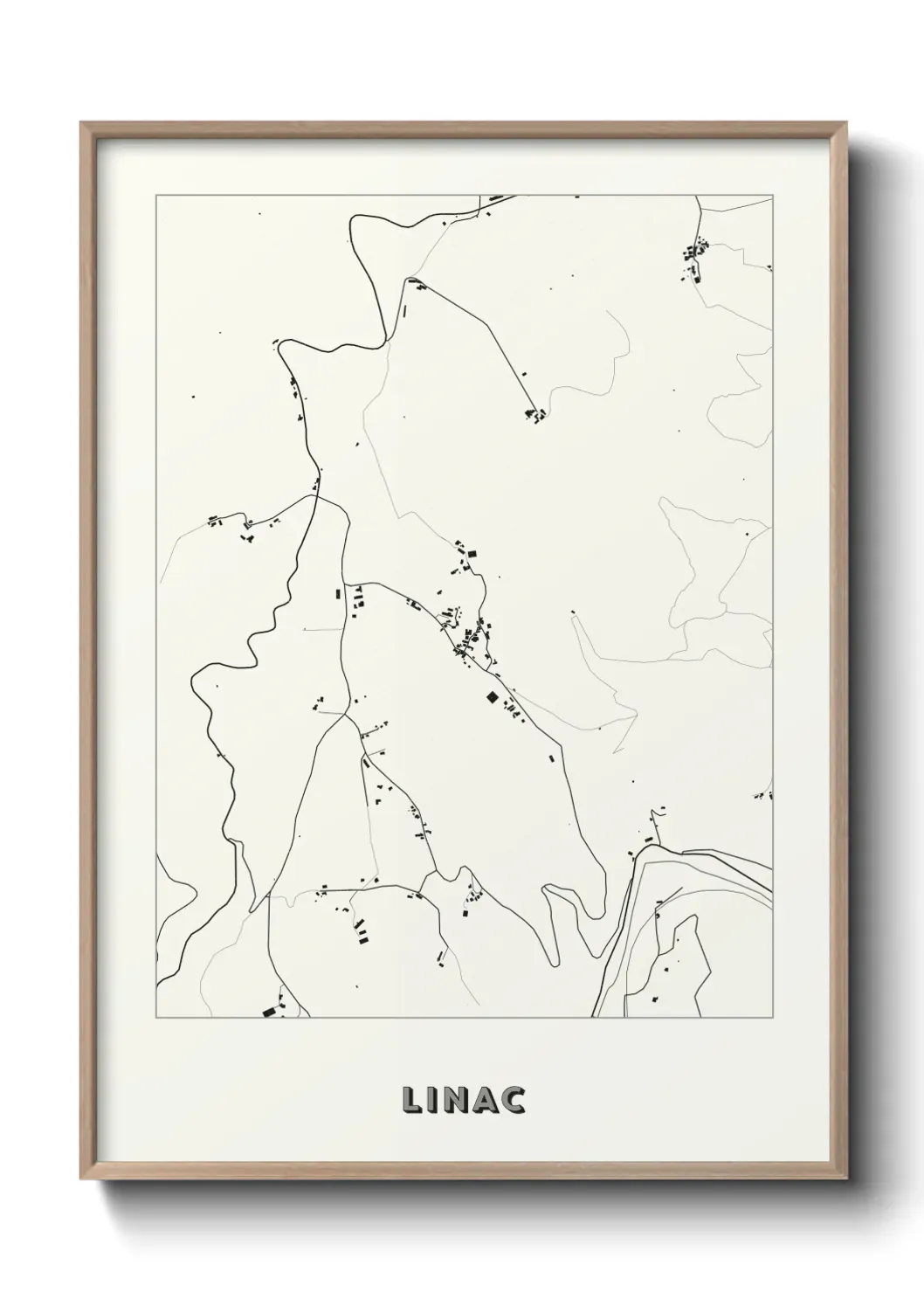 Un poster carte Linac