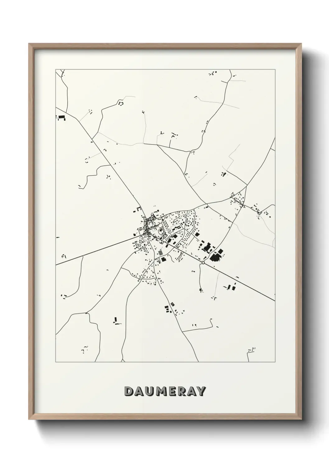 Un poster carte Daumeray