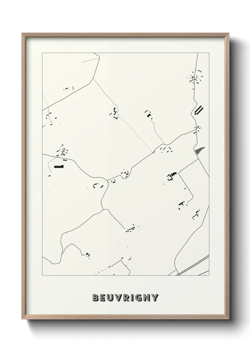 Un poster carteBeuvrigny