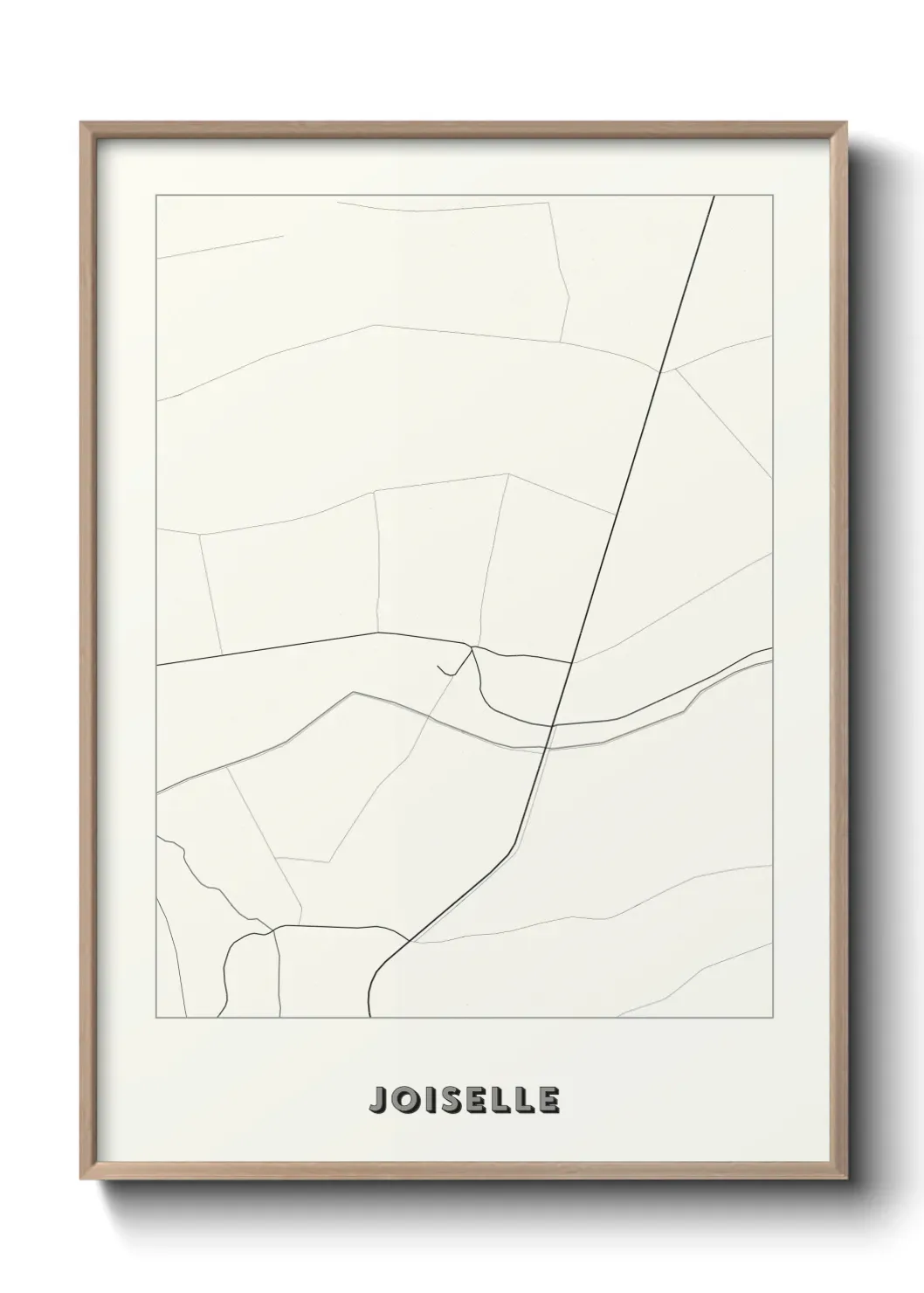 Un poster carte Joiselle