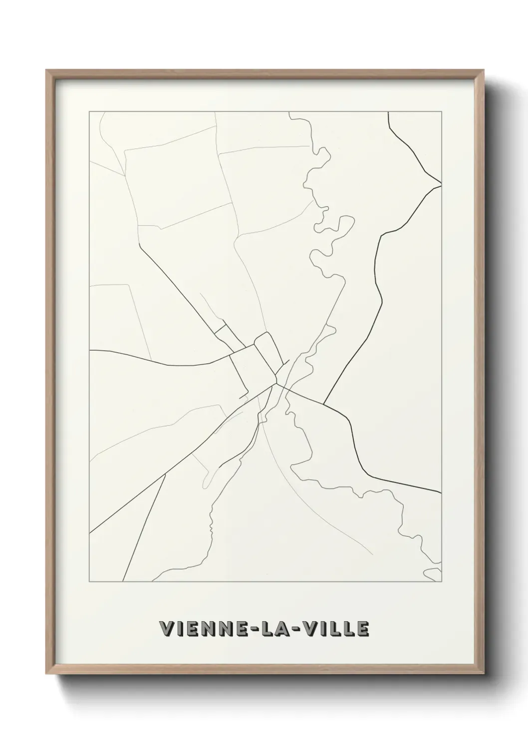 Un poster carteVienne-la-Ville