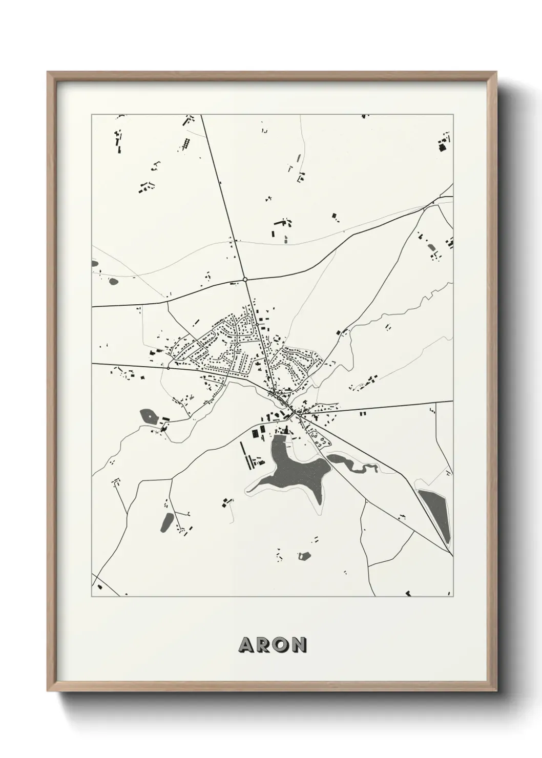 Un poster carte Aron
