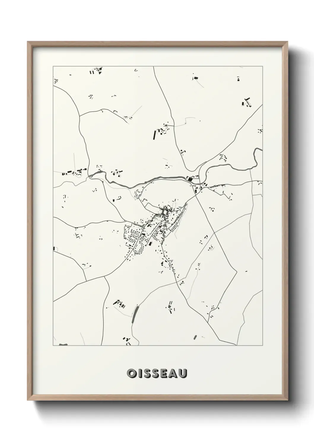 Un poster carte Oisseau