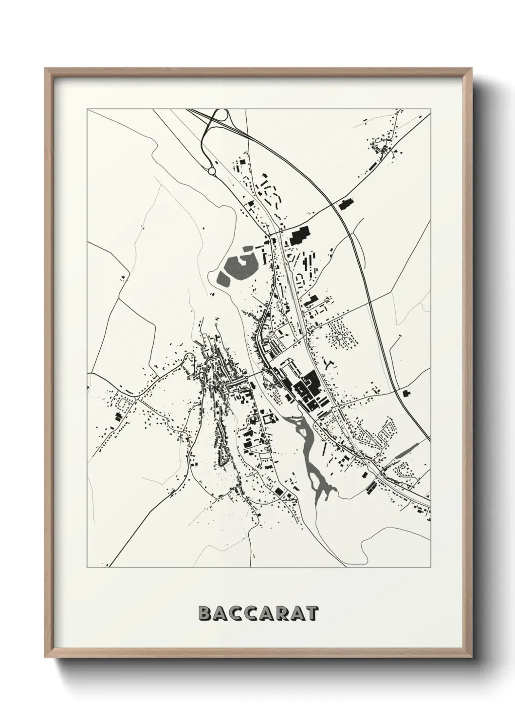 Un poster carte Baccarat