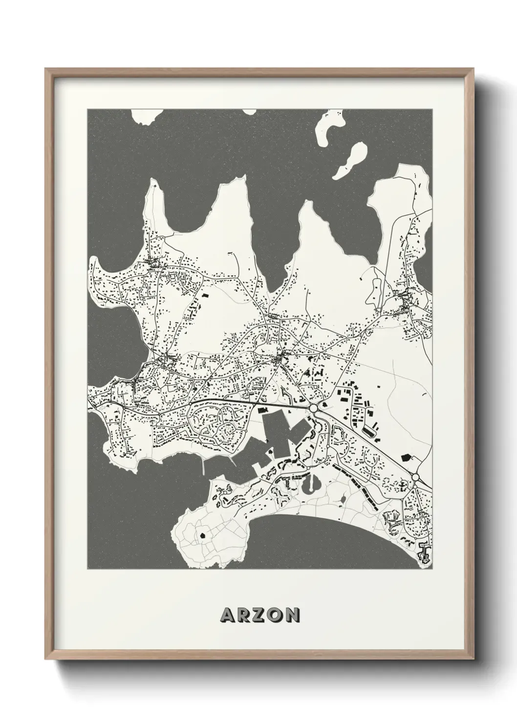 Un poster carte Arzon
