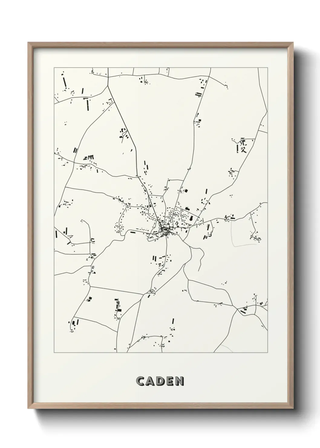 Un poster carte Caden