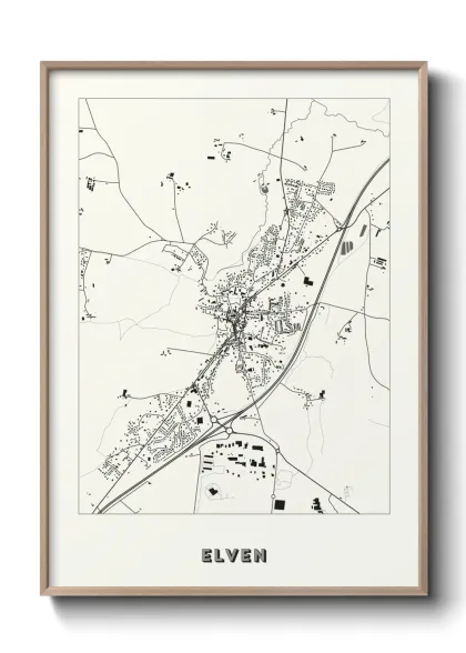 Une affiche de carte sur Elven