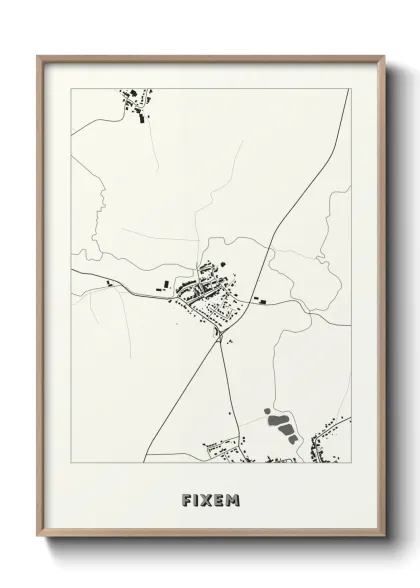 Une affiche de carte sur Fixem