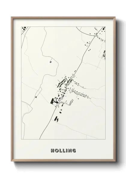 Une affiche de carte sur Holling