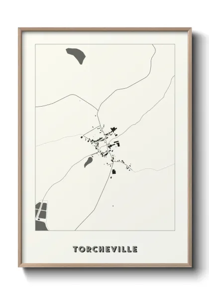Une affiche de carte sur Torcheville