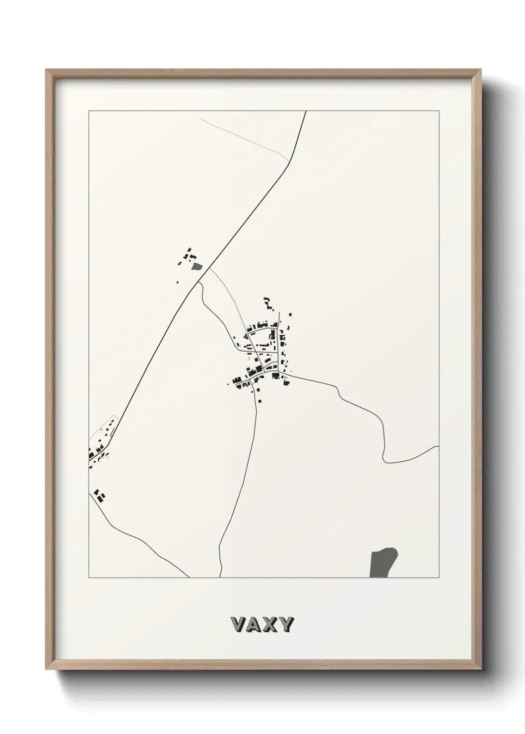 Un poster carte Vaxy