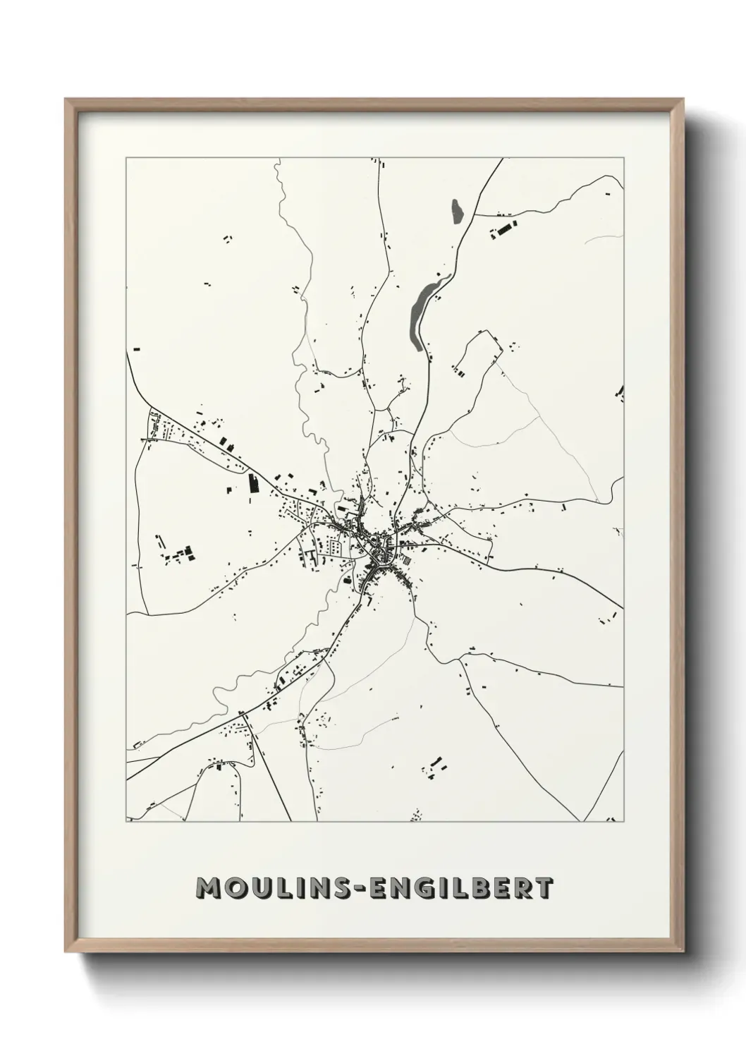 Un poster carteMoulins-Engilbert