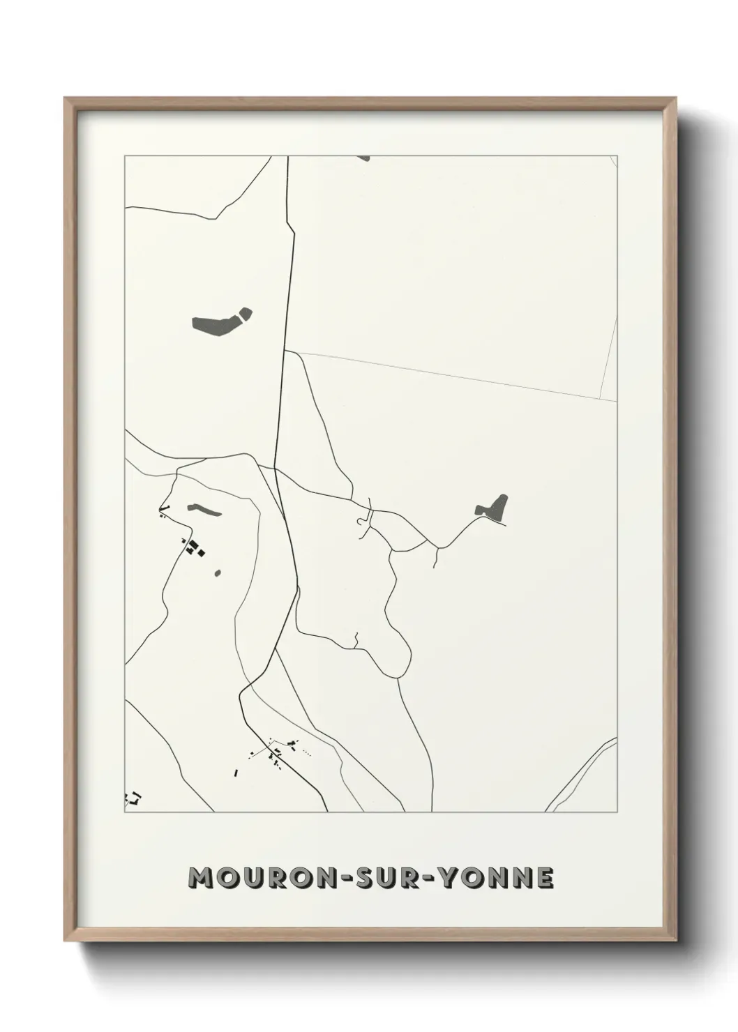 Un poster carteMouron-sur-Yonne
