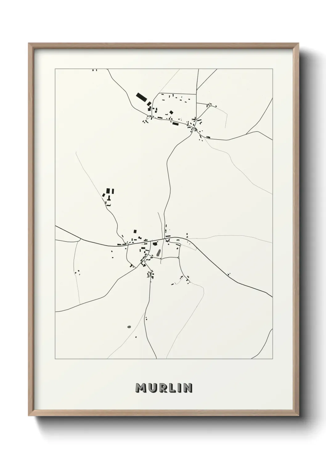 Un poster carte Murlin