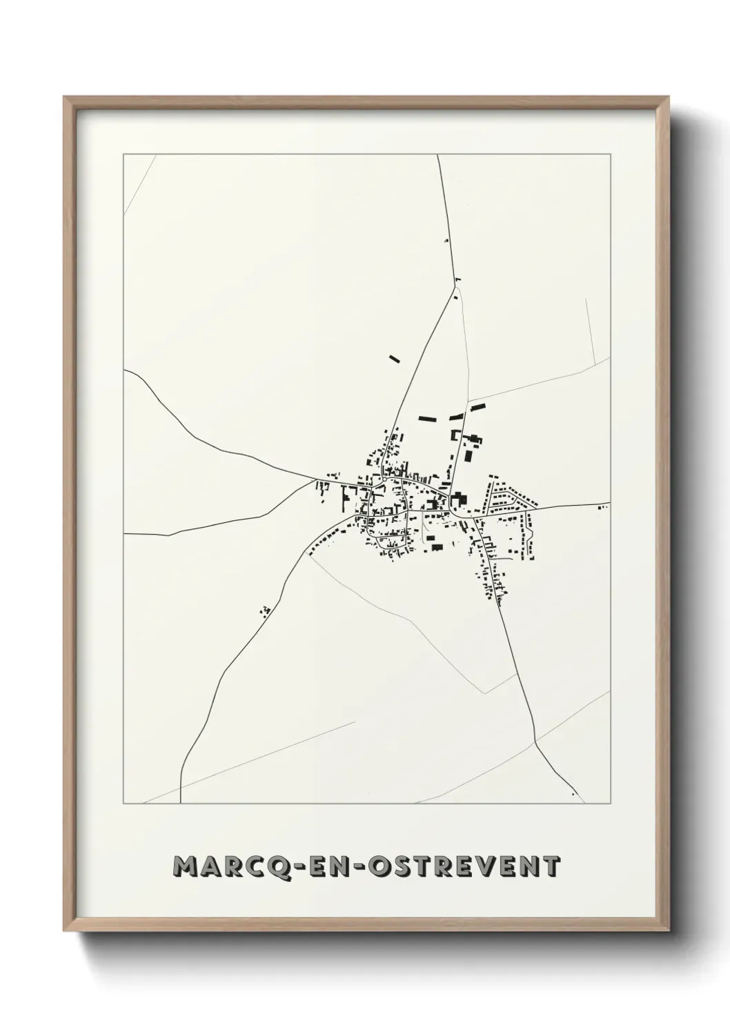 Un poster carteMarcq-en-Ostrevent