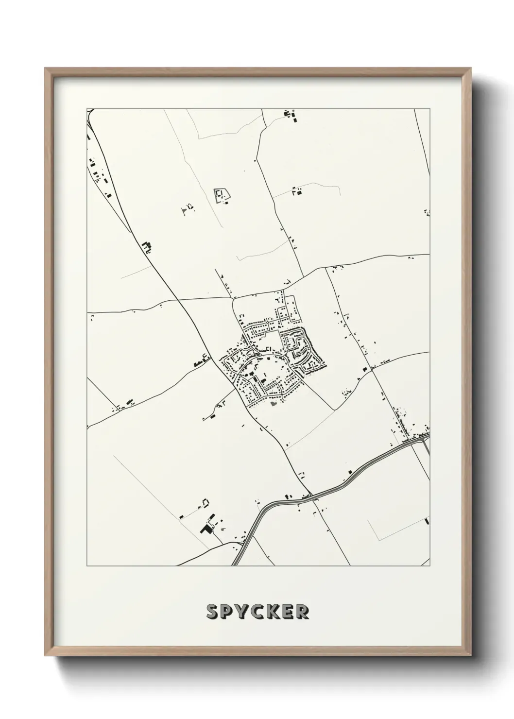 Un poster carte Spycker