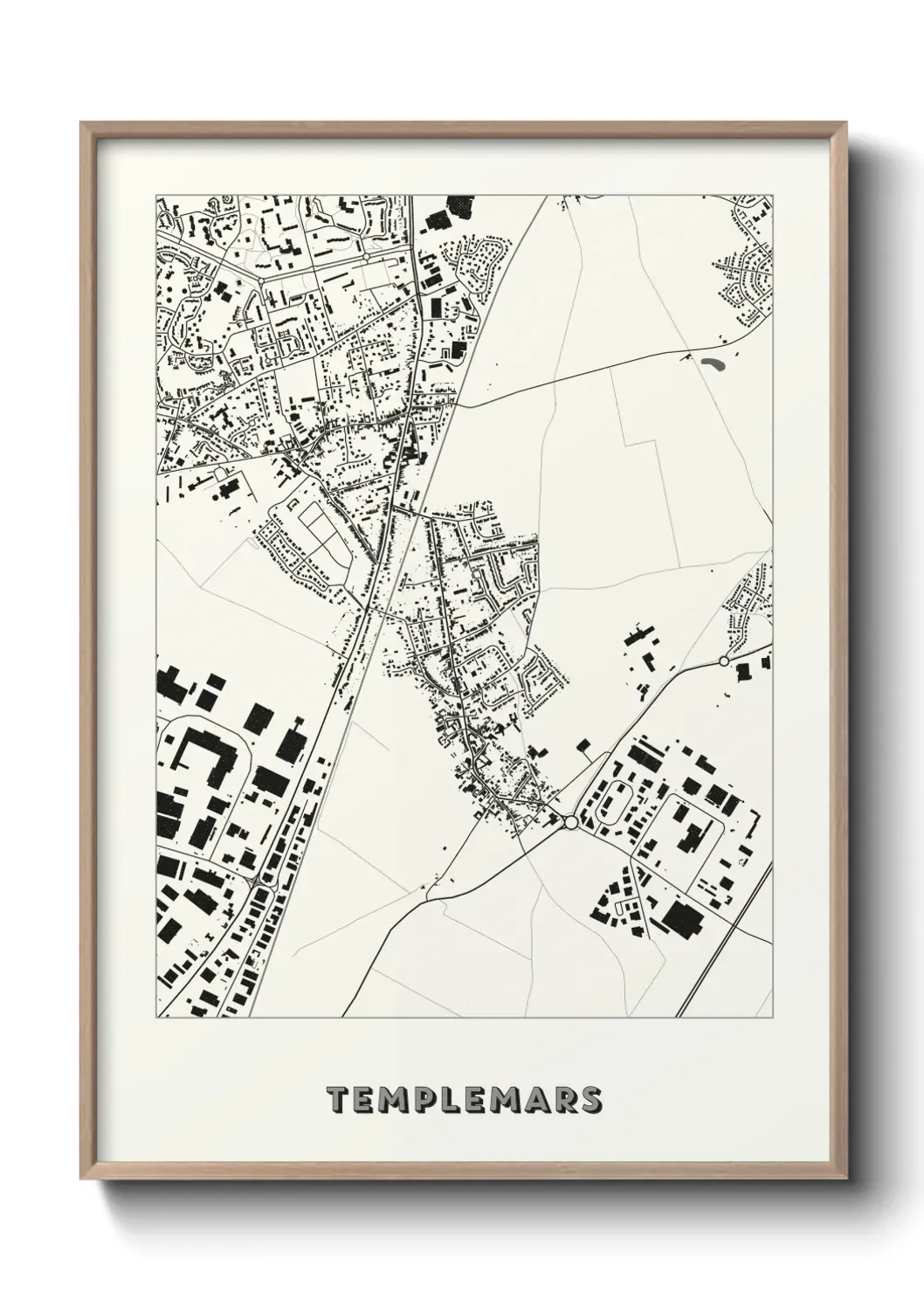 Un poster carte Templemars
