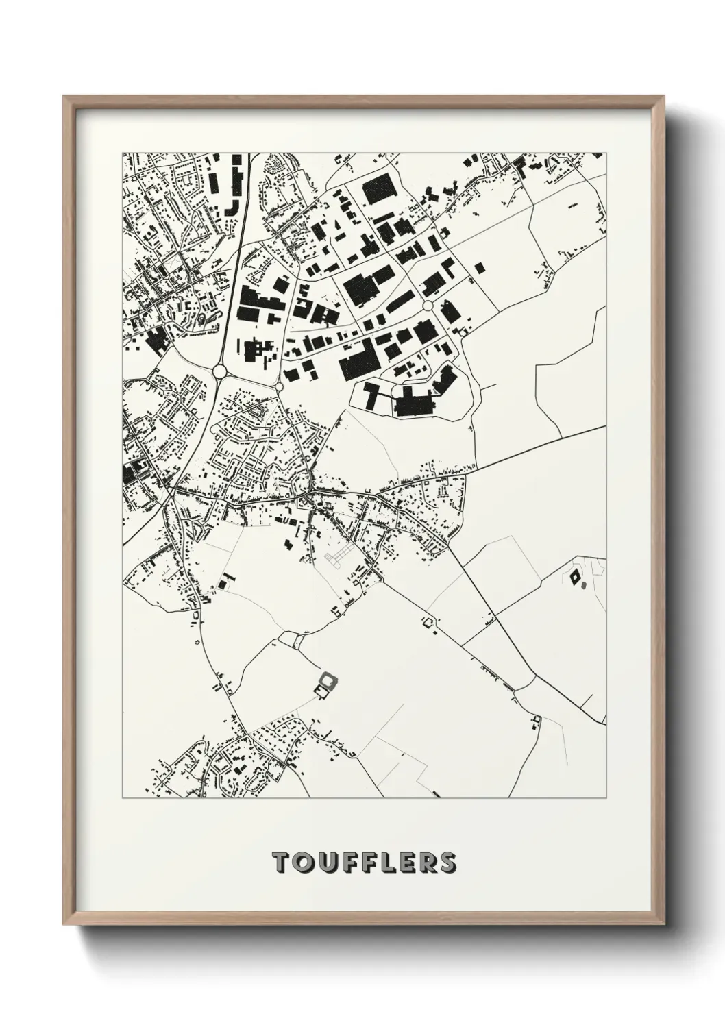 Un poster carte Toufflers