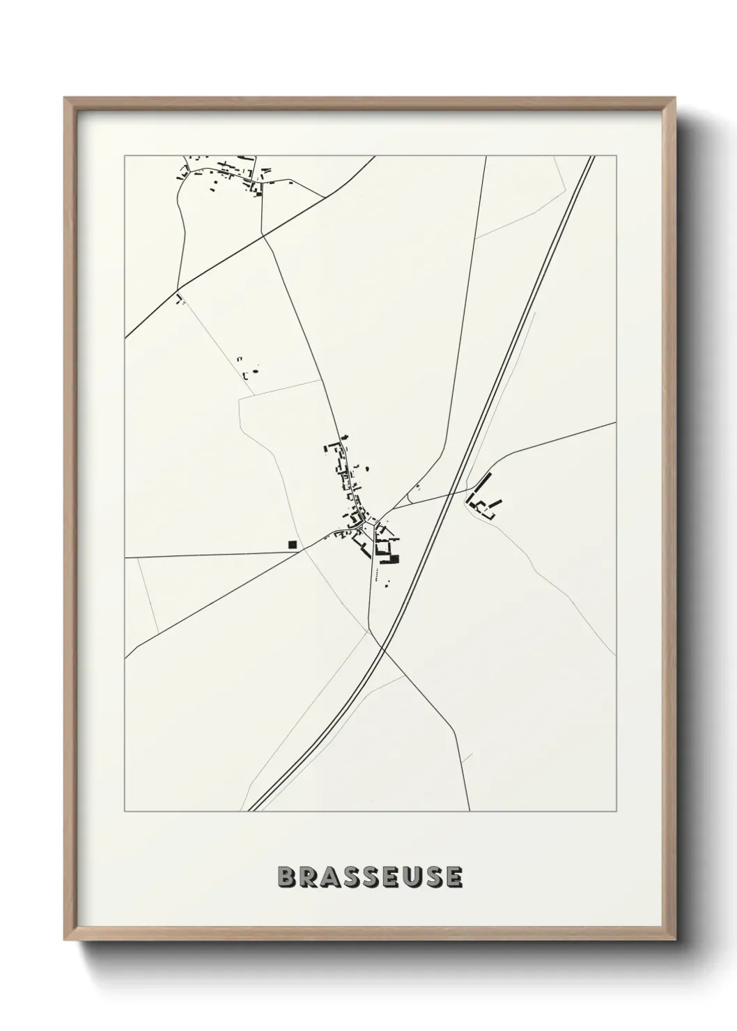 Un poster carte Brasseuse