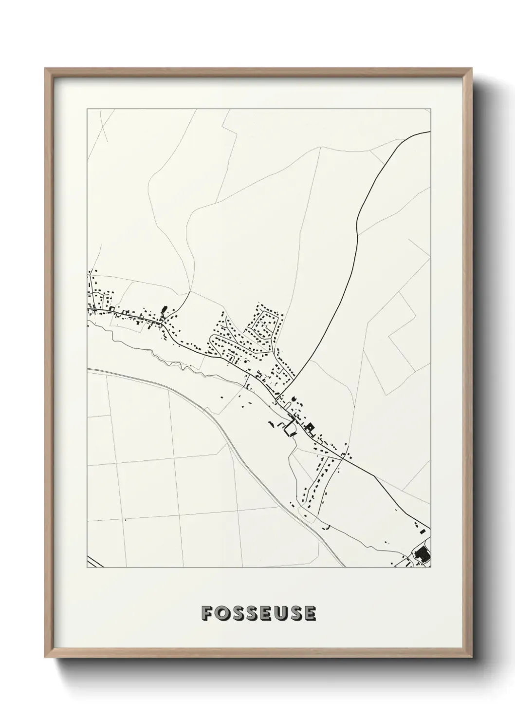 Un poster carte Fosseuse