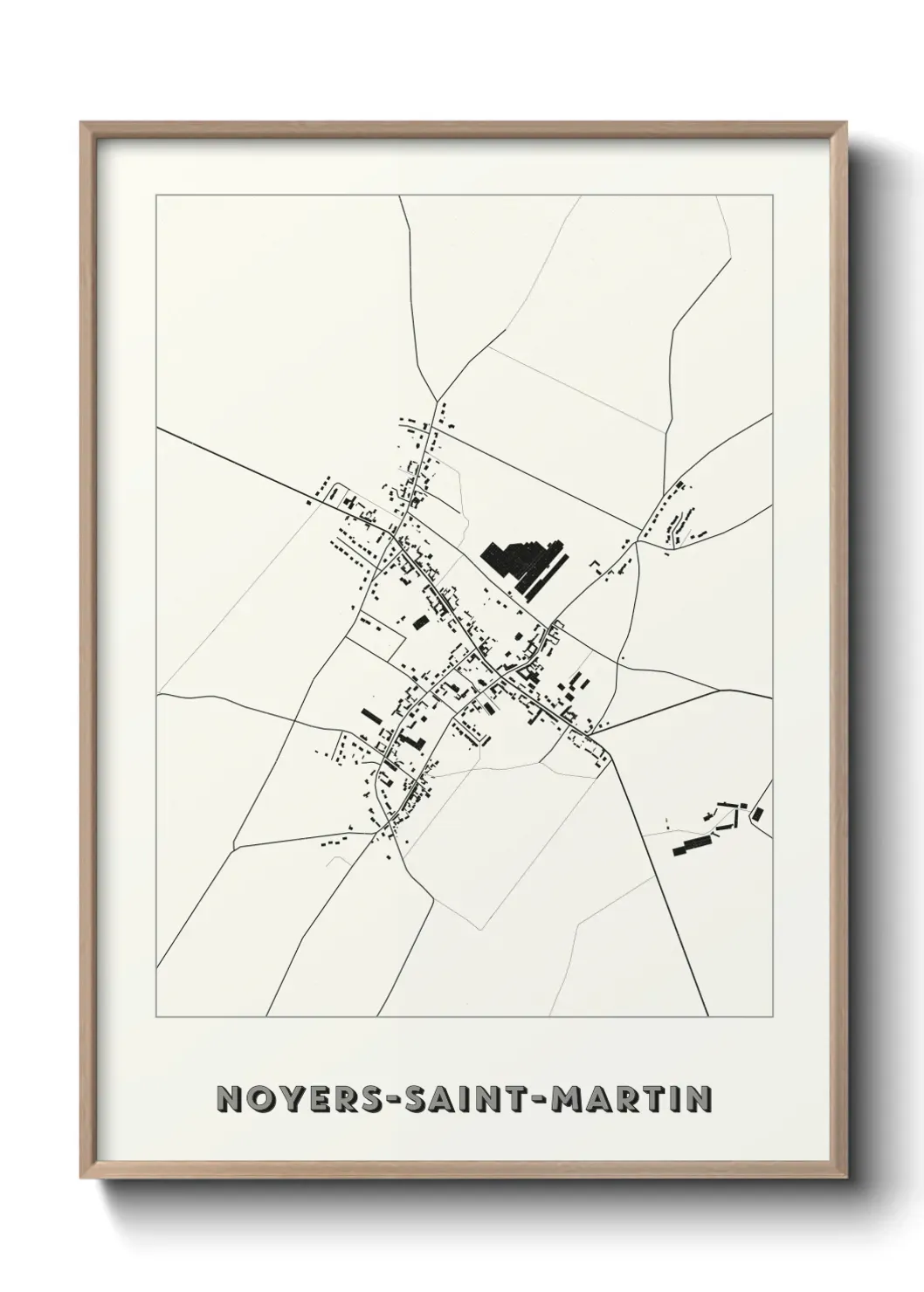 Un poster carteNoyers-Saint-Martin