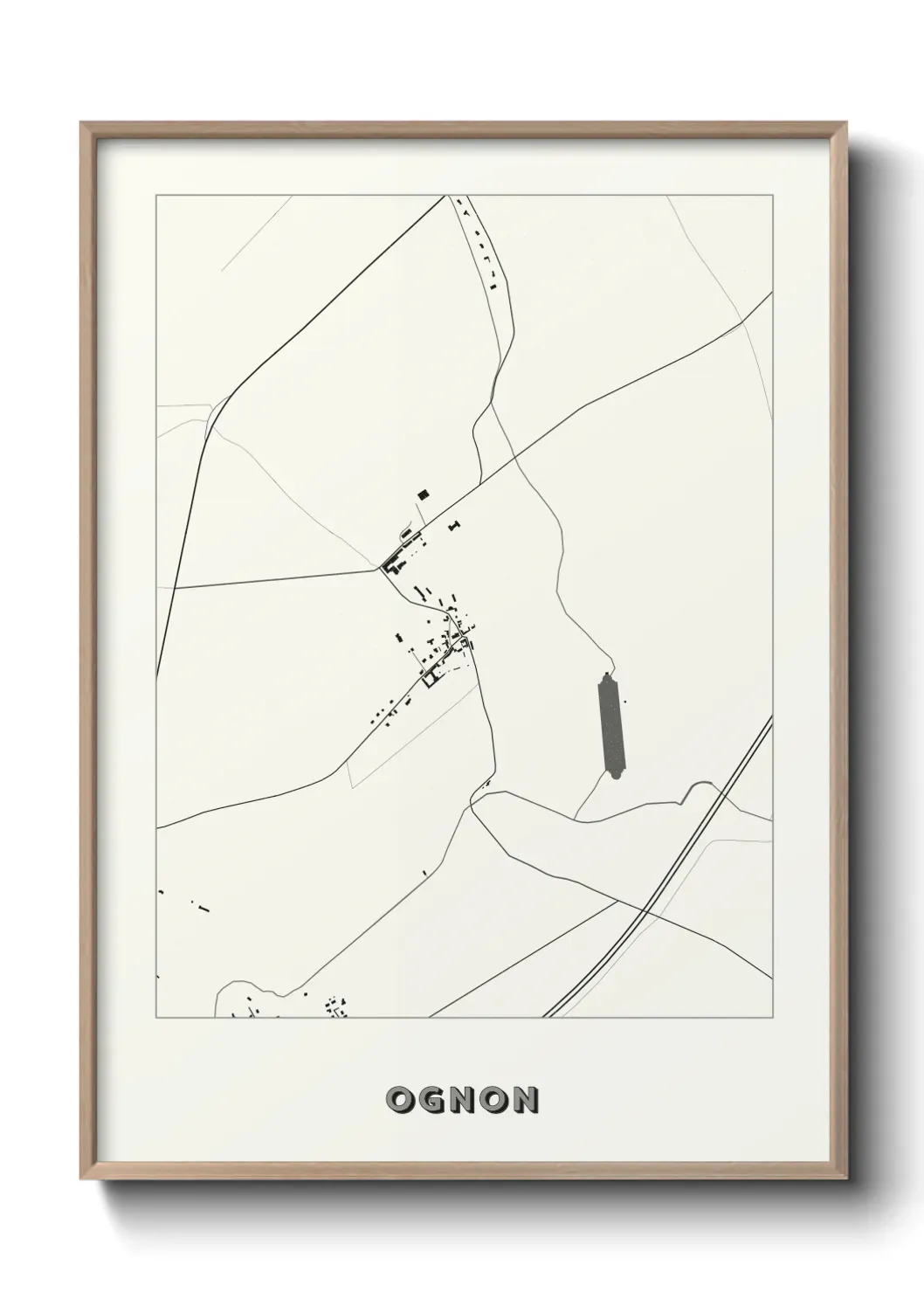 Un poster carte Ognon