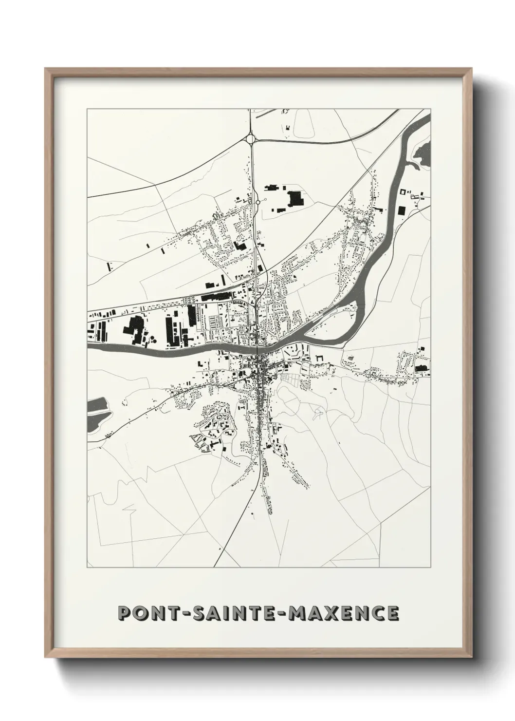 Un poster cartePont-Sainte-Maxence