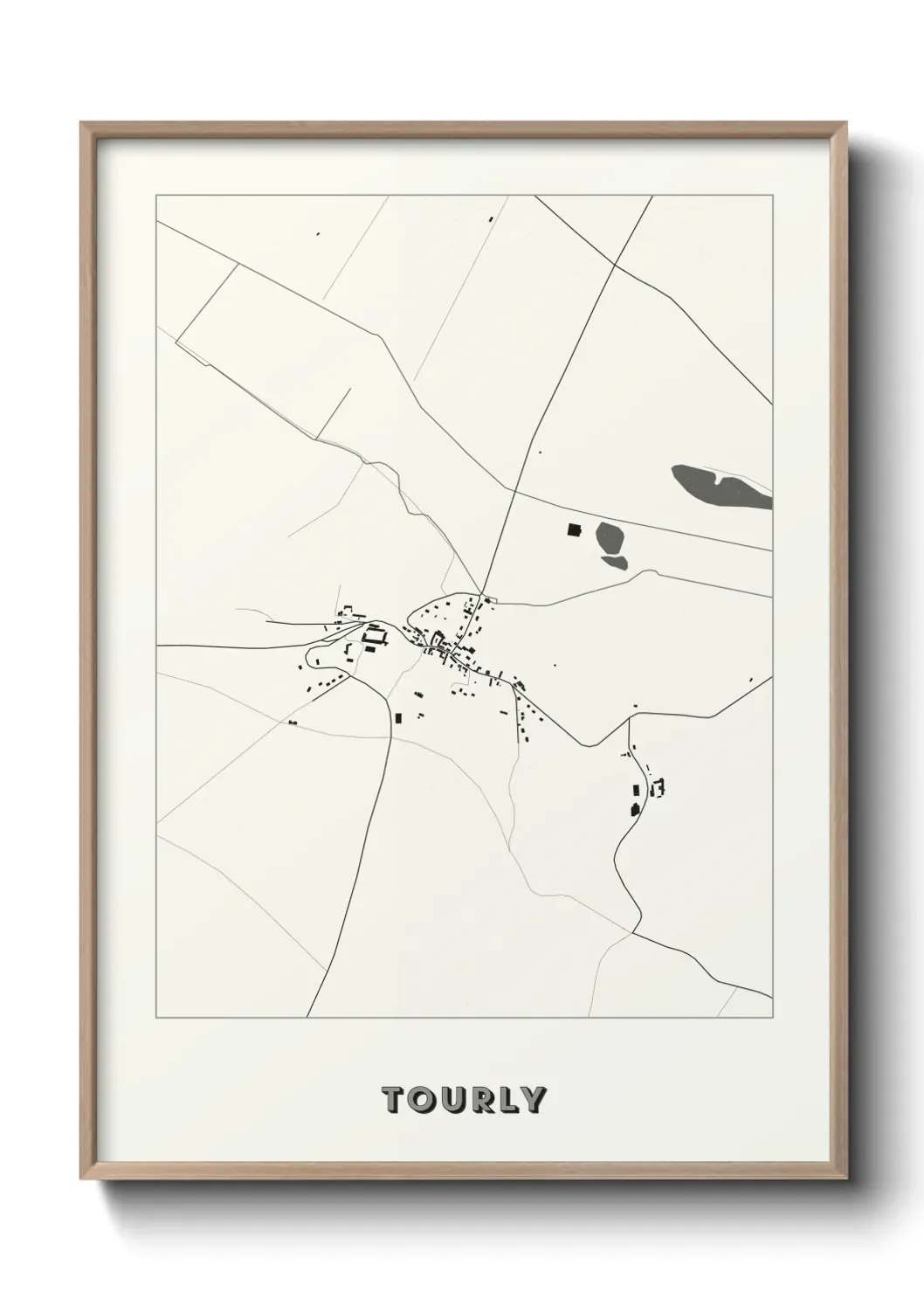 Un poster carte Tourly