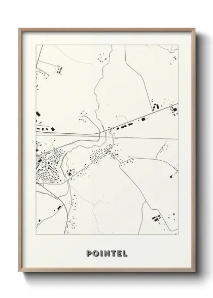 Une affiche de carte sur Pointel
