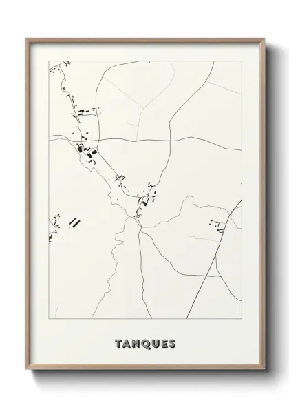 Une affiche de carte sur Tanques