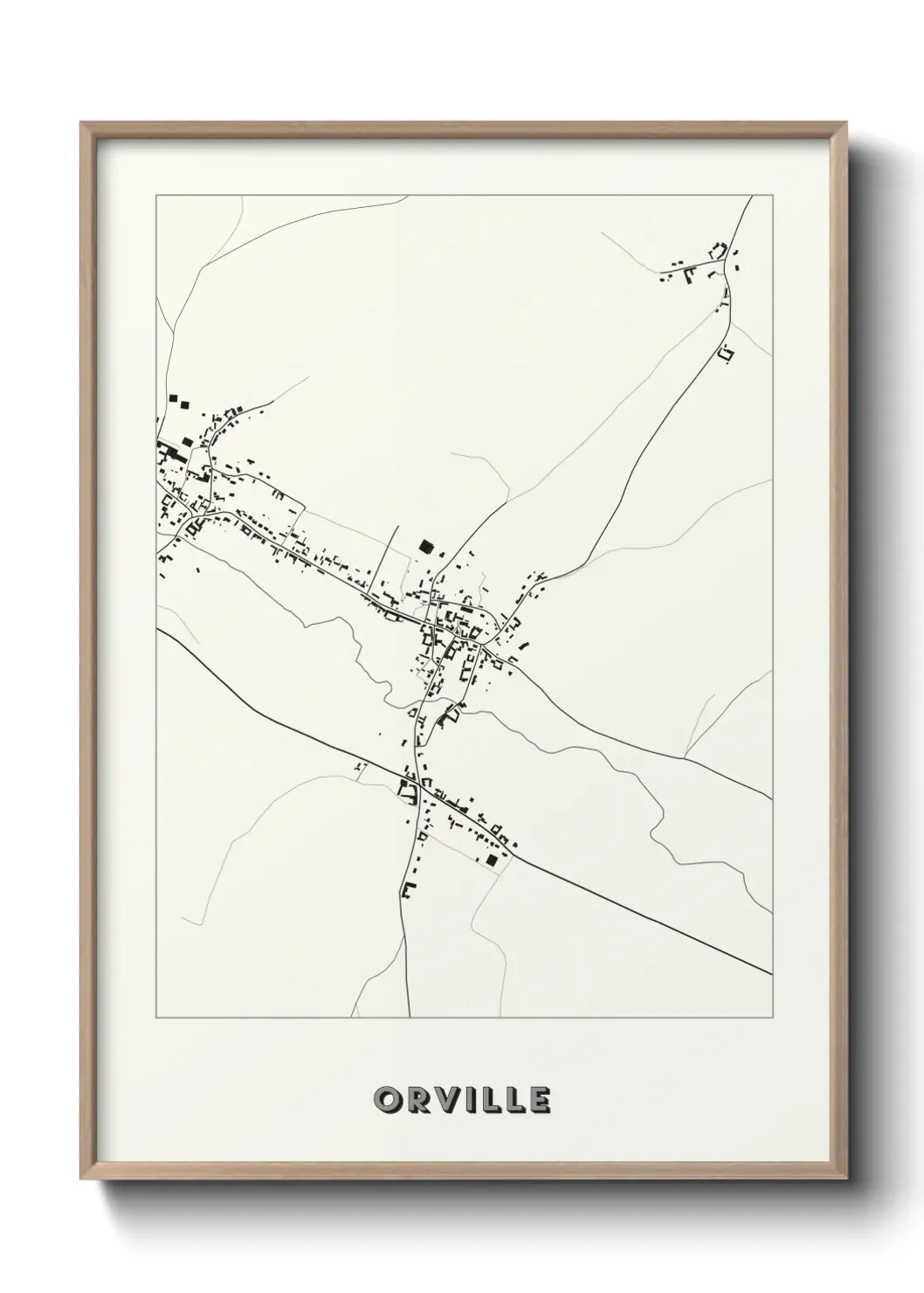 Un poster carte Orville