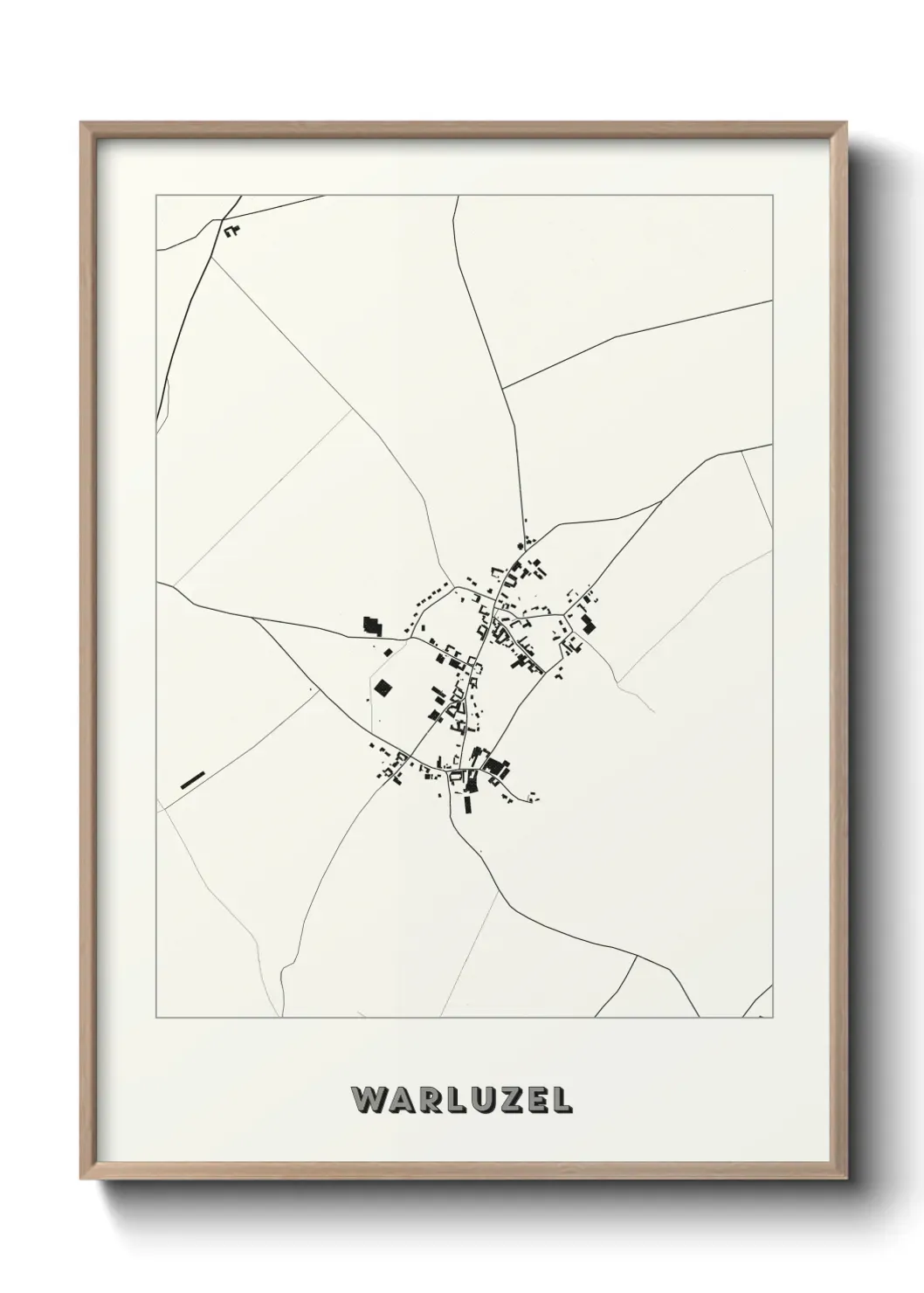 Un poster carte Warluzel
