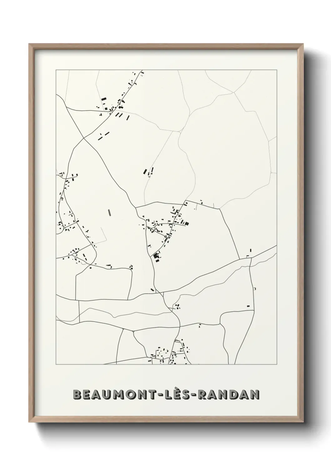 Un poster carteBeaumont-lès-Randan