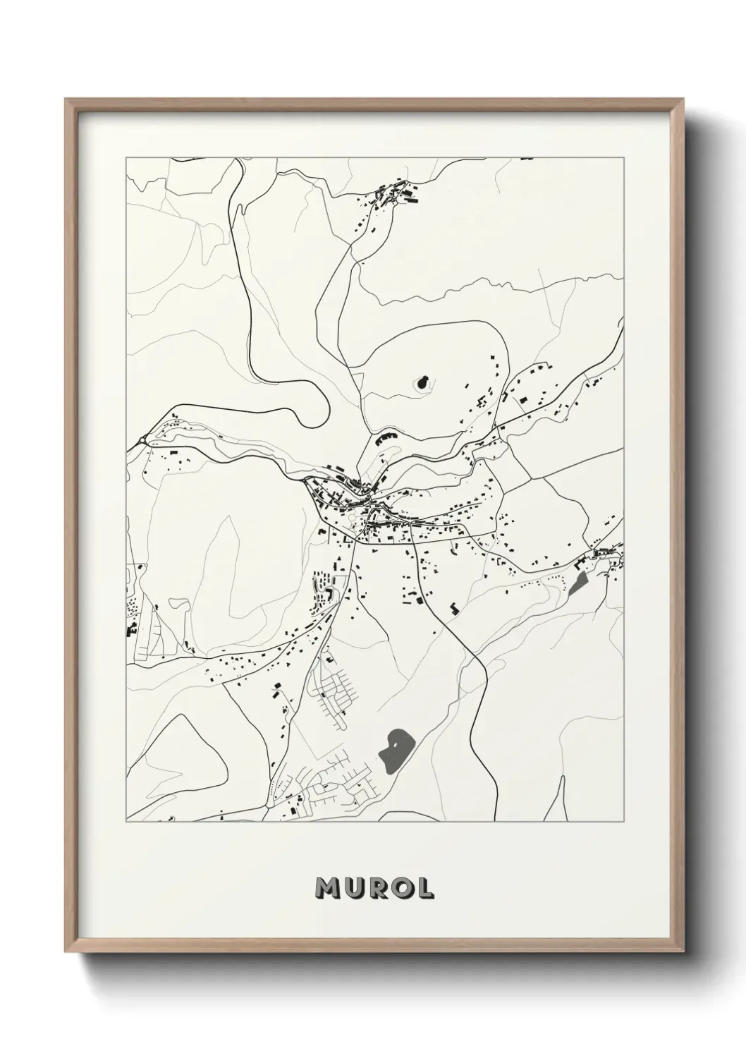 Un poster carte Murol