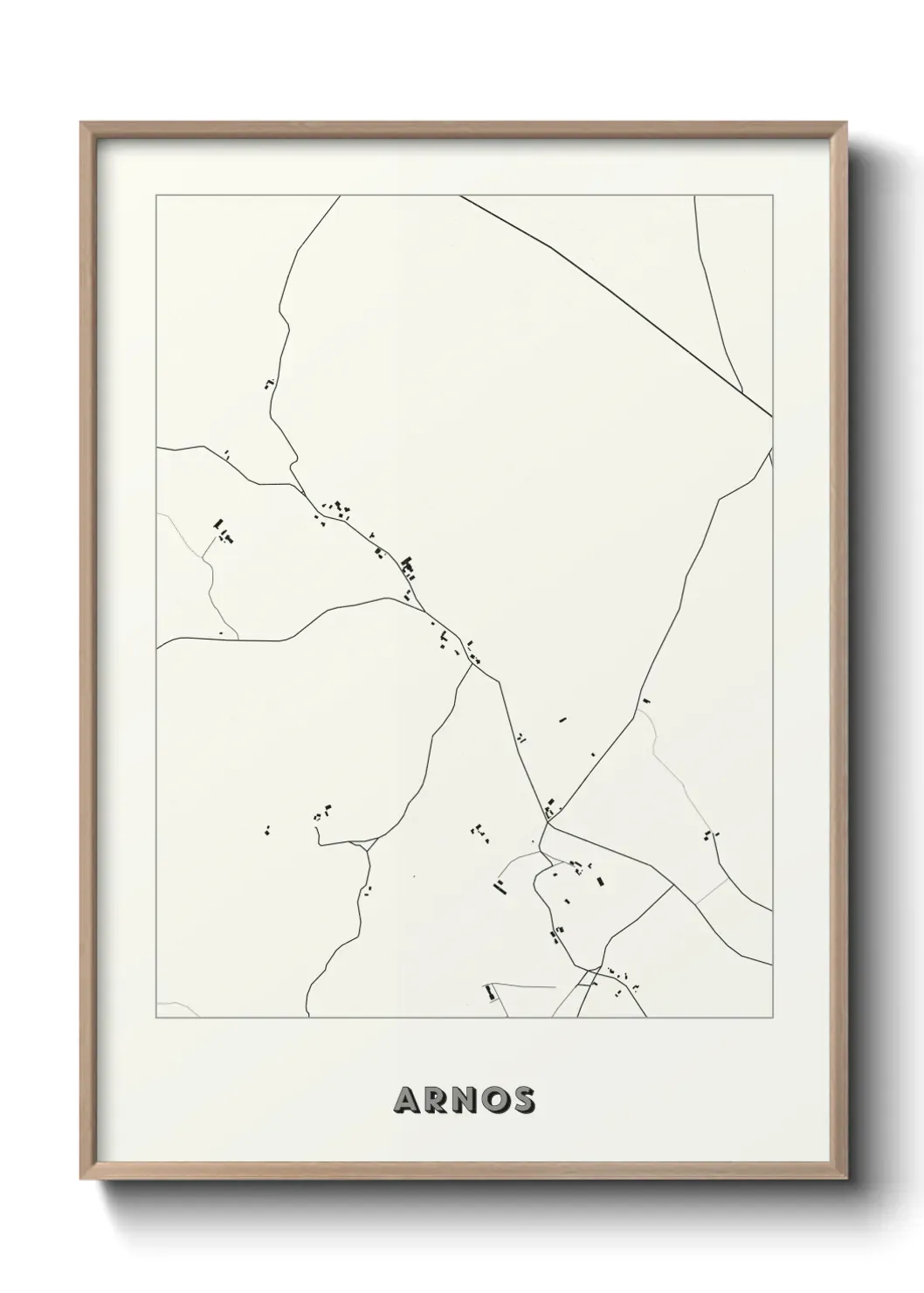 Un poster carte Arnos