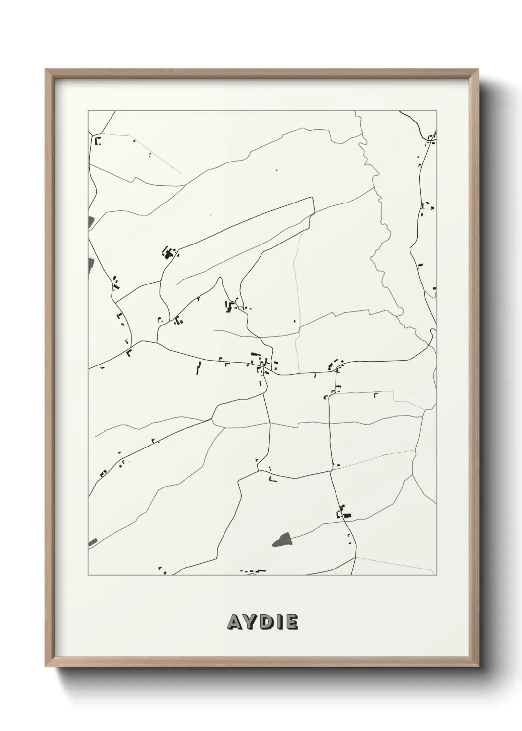 Un poster carte Aydie
