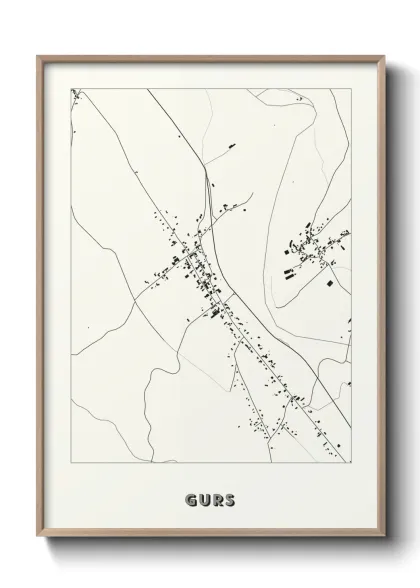 Une affiche de carte sur Gurs