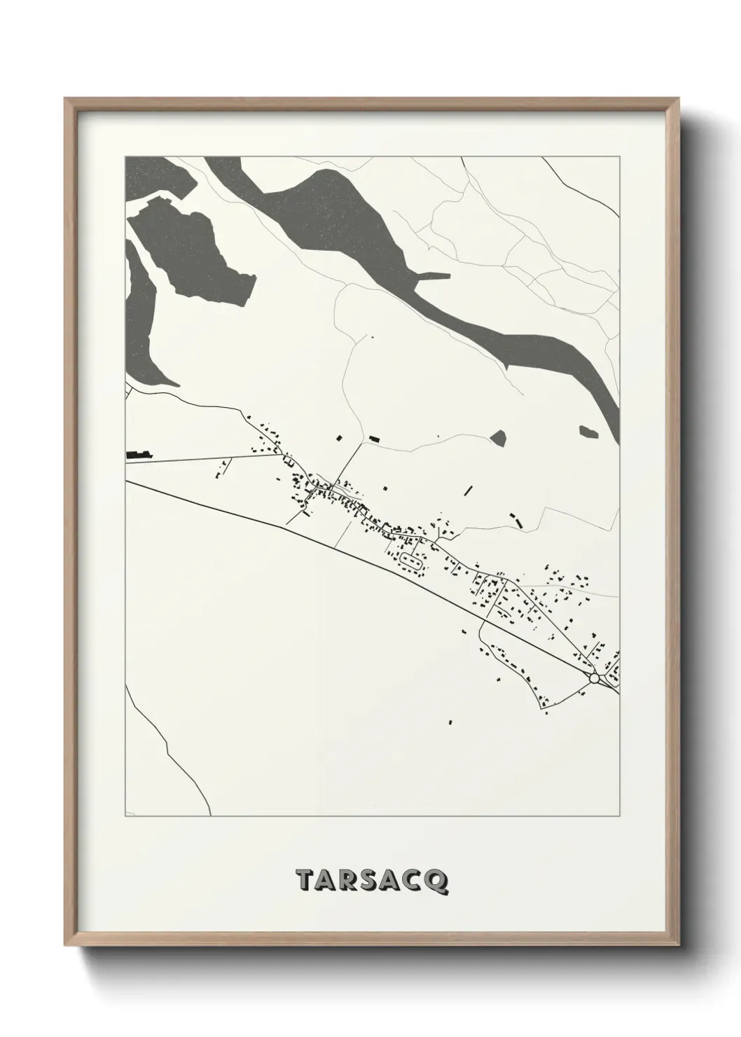 Un poster carte Tarsacq