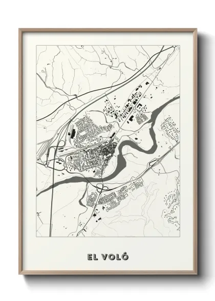 Une affiche de carte sur el Voló