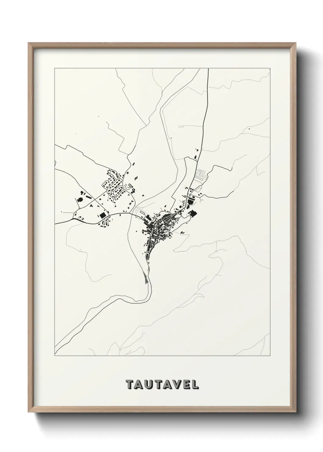 Un poster carte Tautavel