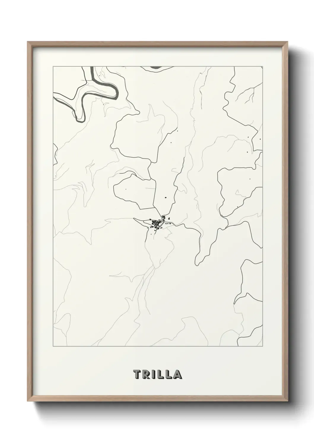 Un poster carte Trilla