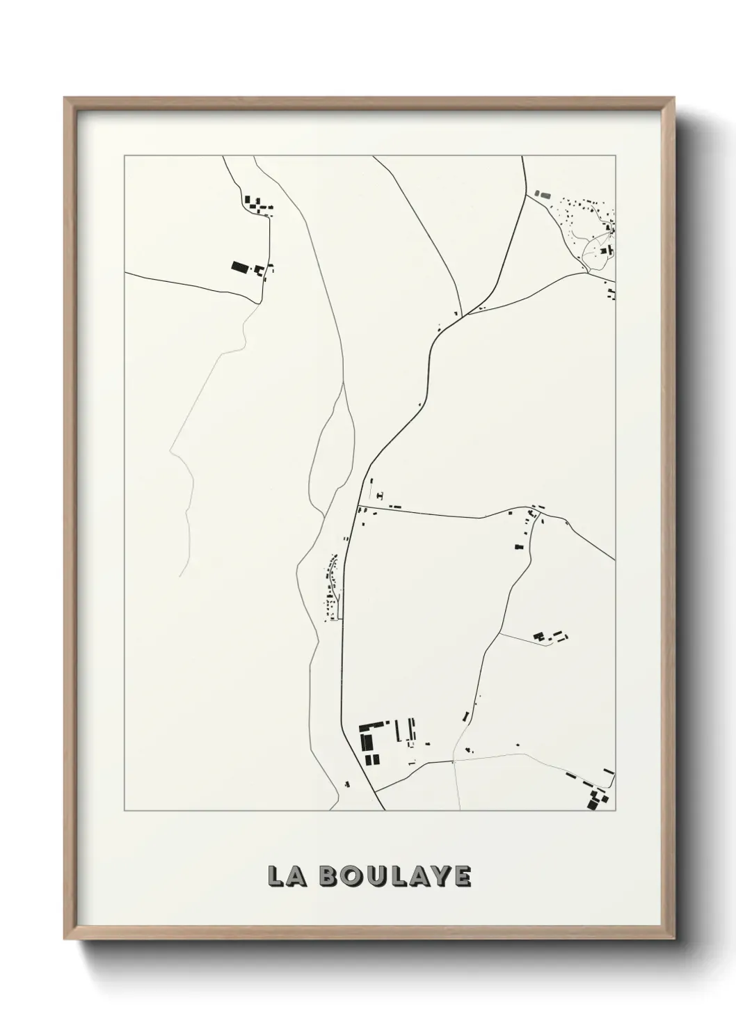 Un poster carteLa Boulaye