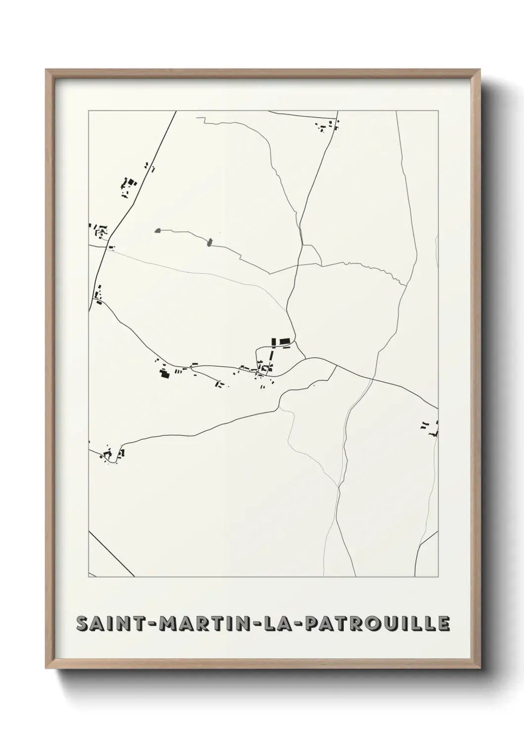 Un poster carteSaint-Martin-la-Patrouille